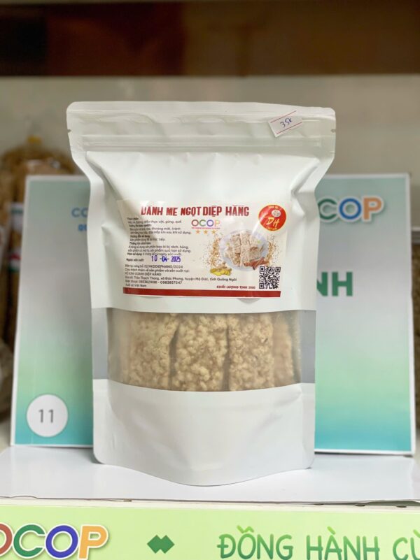 bánh mè ngọt túi zip 200g